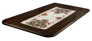 Świąteczny bieżnik gobelinowy 45 x 140 cm - Choinka z Wstążkami